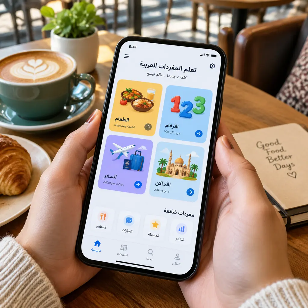 اپلیکیشن آموزش زبان عربی